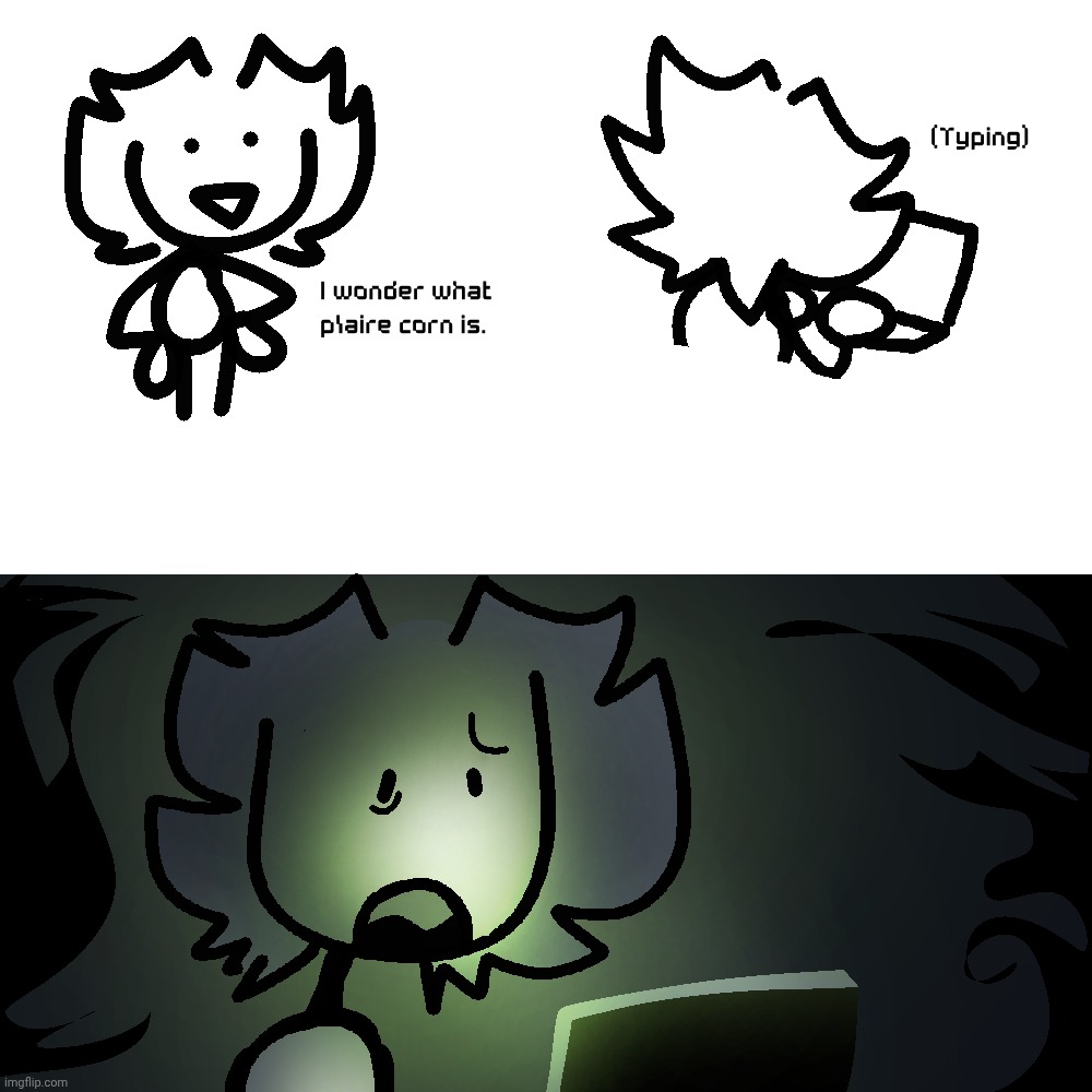 Skrunkly finds out what plaire corn is | made w/ Imgflip meme maker