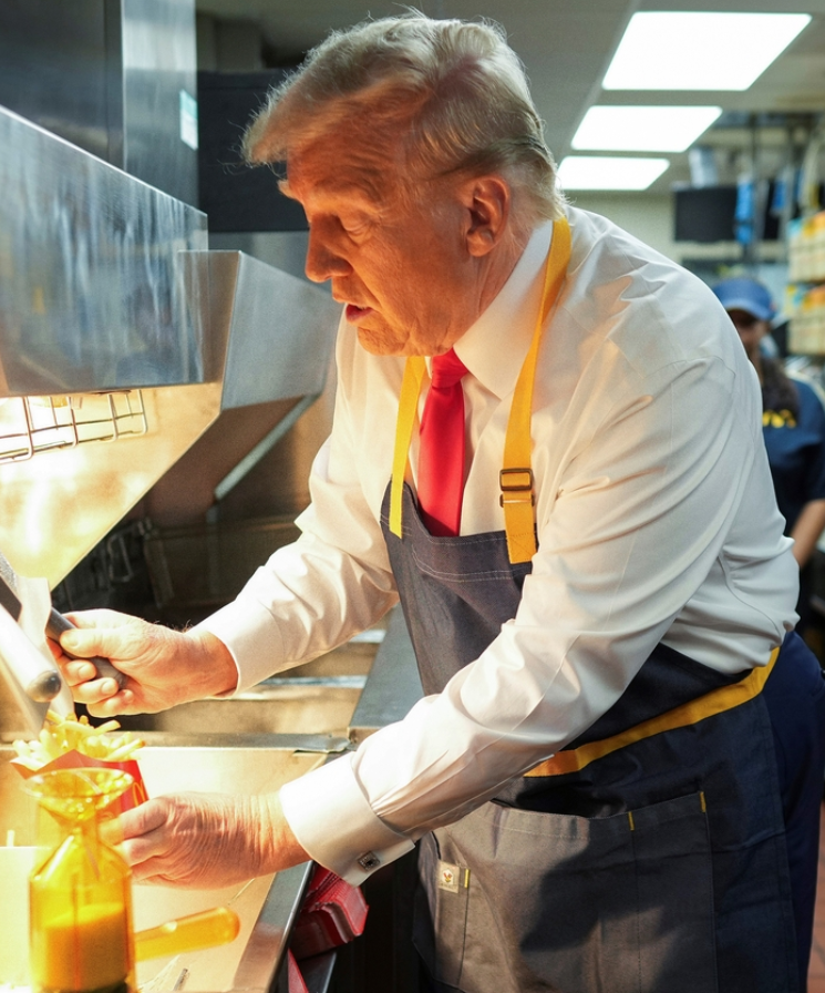 Trump McDonalds Blank Meme Template