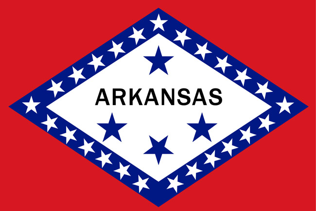 Arkansas flag Blank Meme Template