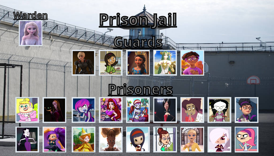 Girls Prison Blank Meme Template