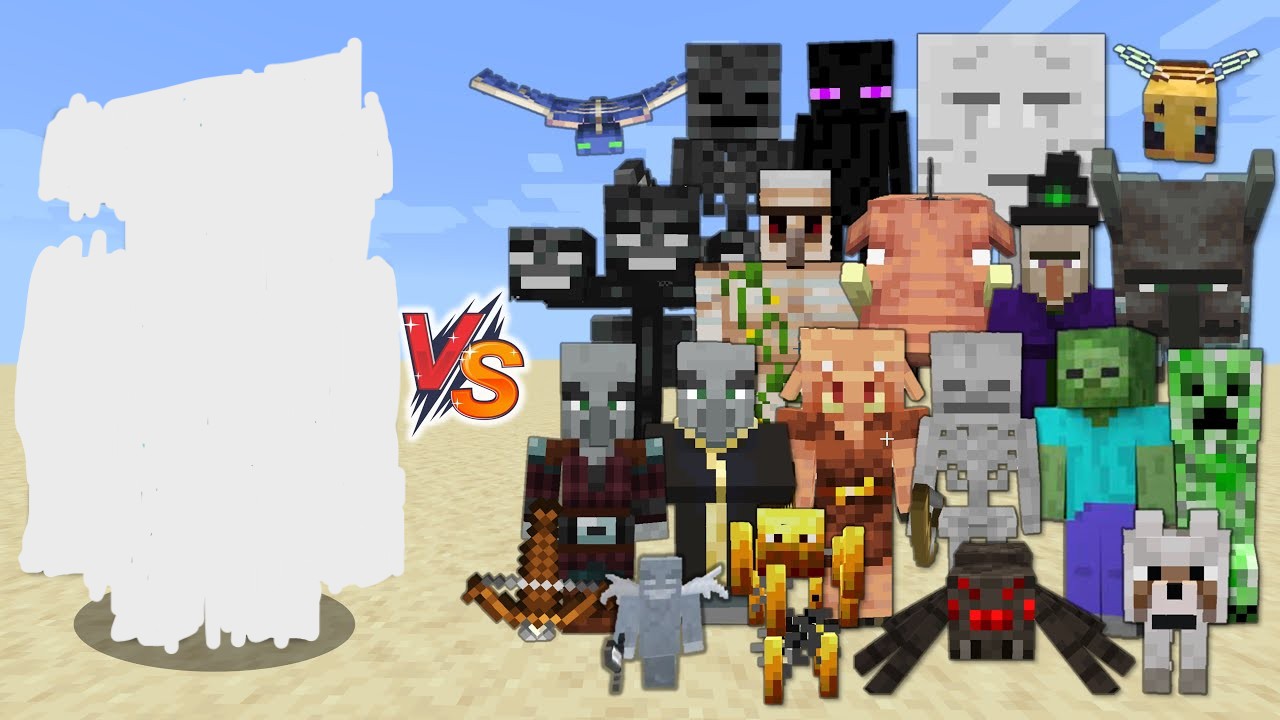 Every Minecraft Mob Blank Meme Template