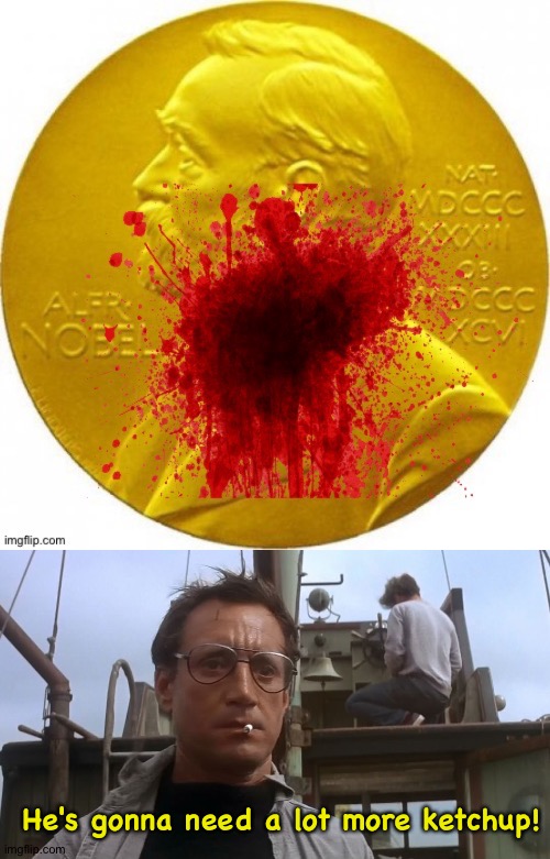 He's gonna need a lot more ketchup! | image tagged in going to need a bigger boat | made w/ Imgflip meme maker