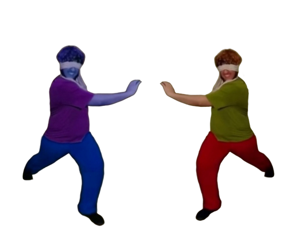 Blindfold Dark Shaggy Vs Blindfold Shaggy Blank Meme Template