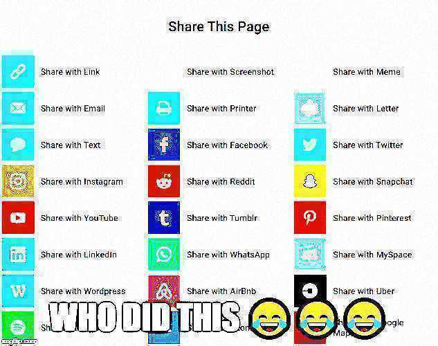 SHARE THIS PAGE Blank Meme Template