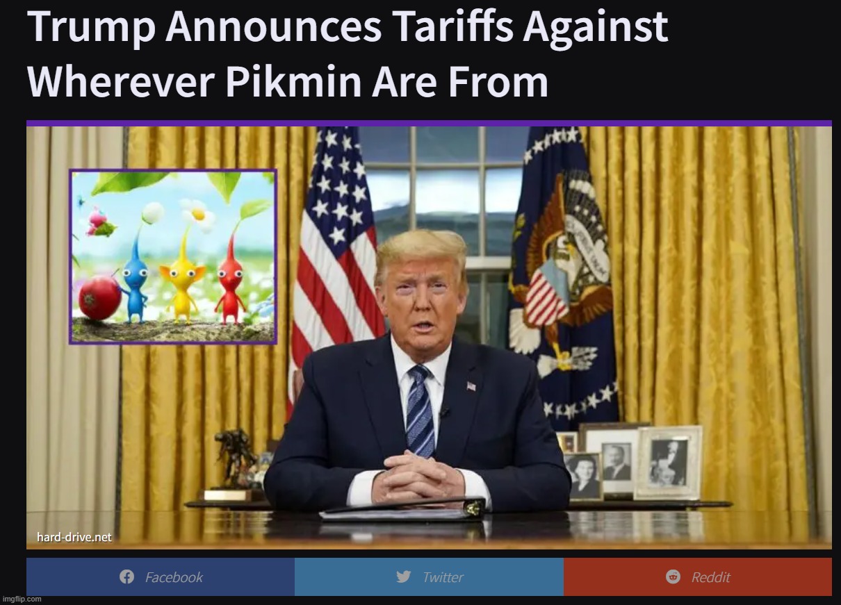 its so over guys trump's putting tariffs on PNF-404 | made w/ Imgflip meme maker