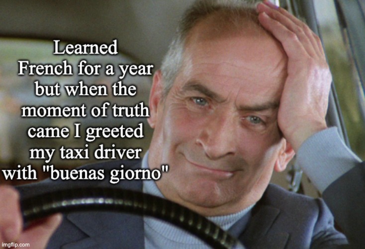 Well...he understood | image tagged in memes,language,france | made w/ Imgflip meme maker
