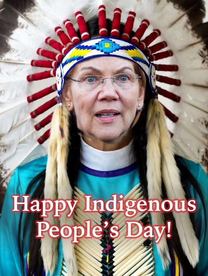 Fauxcahontas Warren Blank Meme Template