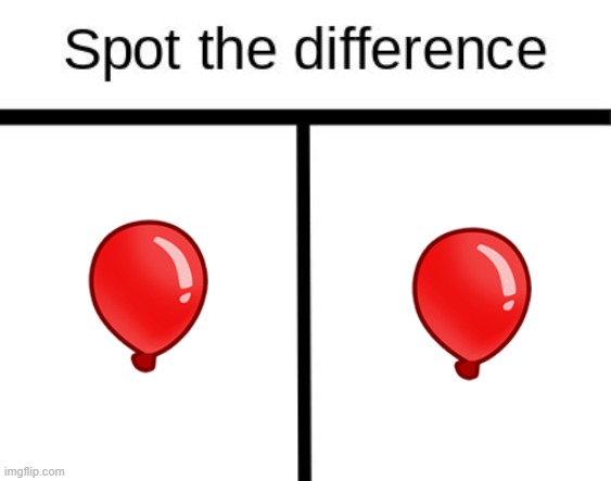 this is an example of qualifying for mod to winners | image tagged in spot the difference | made w/ Imgflip meme maker