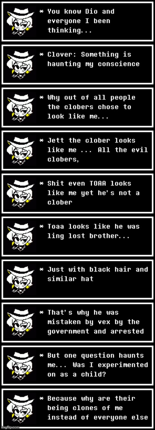 Why do they chose to look like clover instead of another person? | made w/ Imgflip meme maker