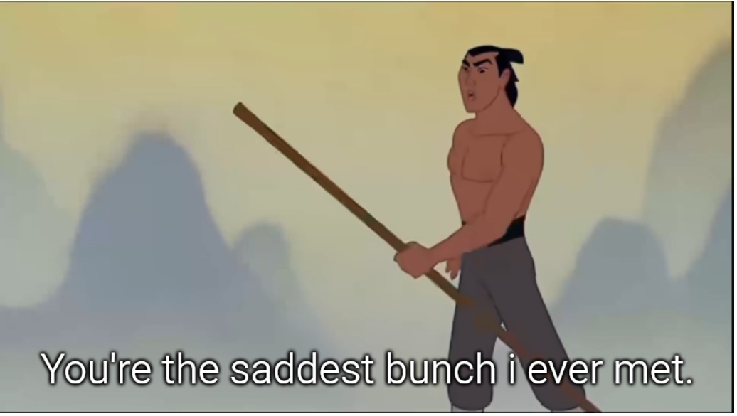 You're the saddest bunch i ever met Blank Meme Template