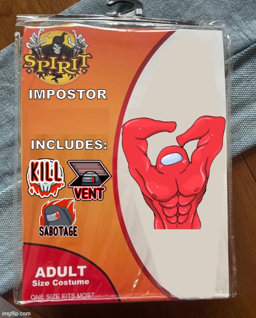 happy halloween imgflippers ? | IMPOSTOR; INCLUDES: | image tagged in spirit halloween,among us,impostor,there is one impostor among us | made w/ Imgflip meme maker