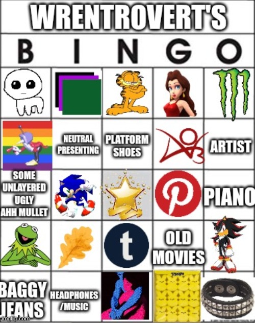 when boredom hits a guy | image tagged in wren's bingo,bingo,tism,music,why are you reading the tags,tenna | made w/ Imgflip meme maker