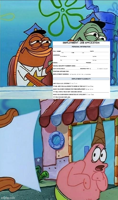 patrick scared | image tagged in patrick scared | made w/ Imgflip meme maker