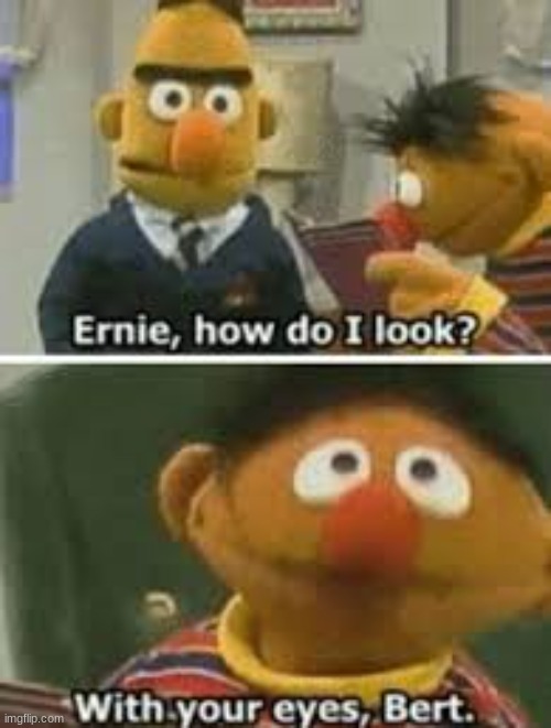 image tagged in sesame street,bert and ernie | made w/ Imgflip meme maker