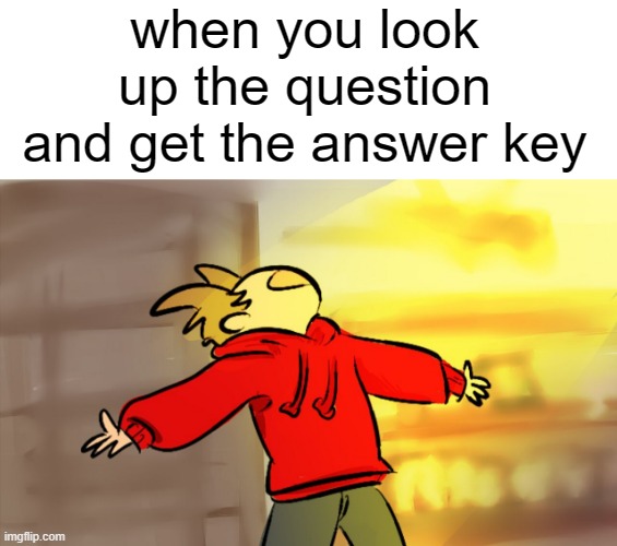 when you look up the question and get the answer key | image tagged in whiteboard,tord woah | made w/ Imgflip meme maker