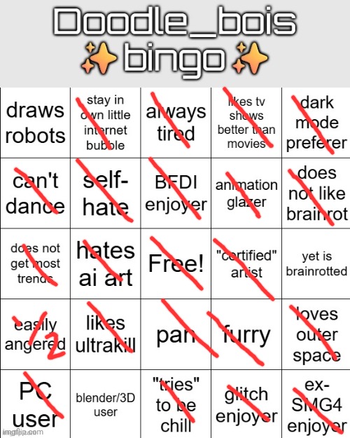 Rival unlocked (also idk what pan means) | image tagged in doodle_boi bingo | made w/ Imgflip meme maker