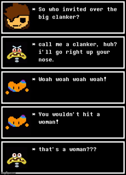 That's a woman??? (Undertale #143) | made w/ Imgflip meme maker