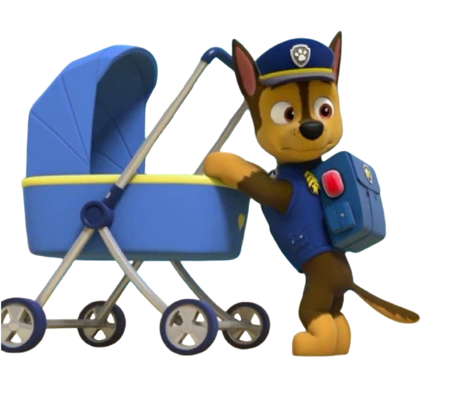 Chase with a Stroller Blank Meme Template