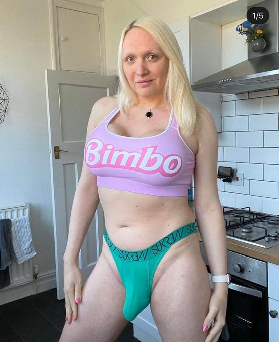 tranz pride bimbo man Blank Meme Template