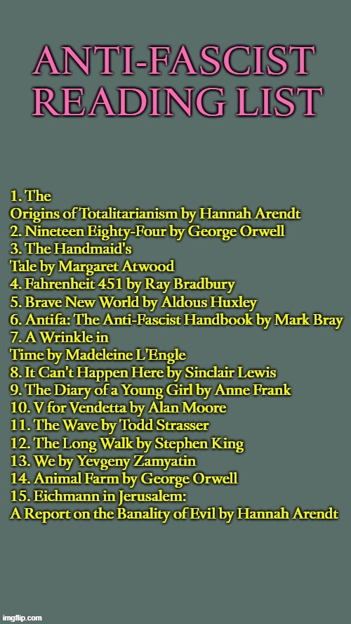 be literate | image tagged in fascism,fascists,antifa,books,reading | made w/ Imgflip meme maker