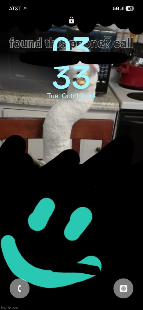 Lockscreen reveal (taken a few hours ago) | made w/ Imgflip meme maker