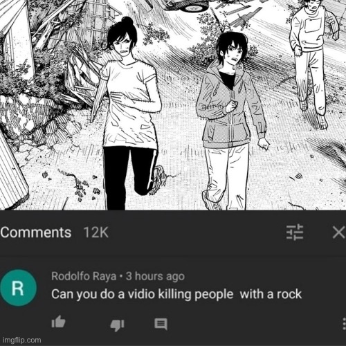 image tagged in chainsaw man | made w/ Imgflip meme maker