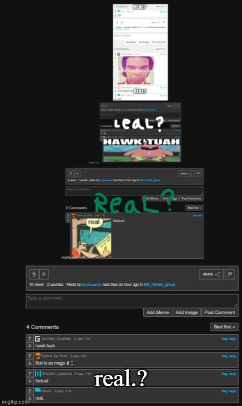 real.? | made w/ Imgflip meme maker