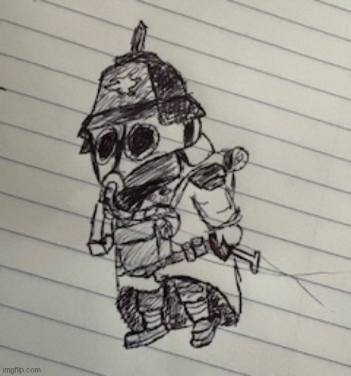 Tried to draw a chibi kriegsmen | made w/ Imgflip meme maker