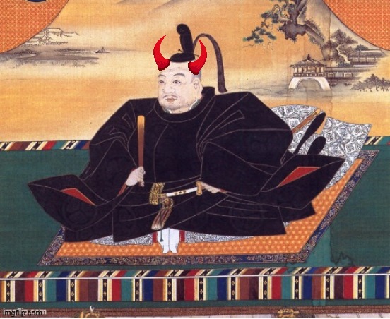 devil tokugawa | image tagged in japan,devil,demon,evil,christian | made w/ Imgflip meme maker