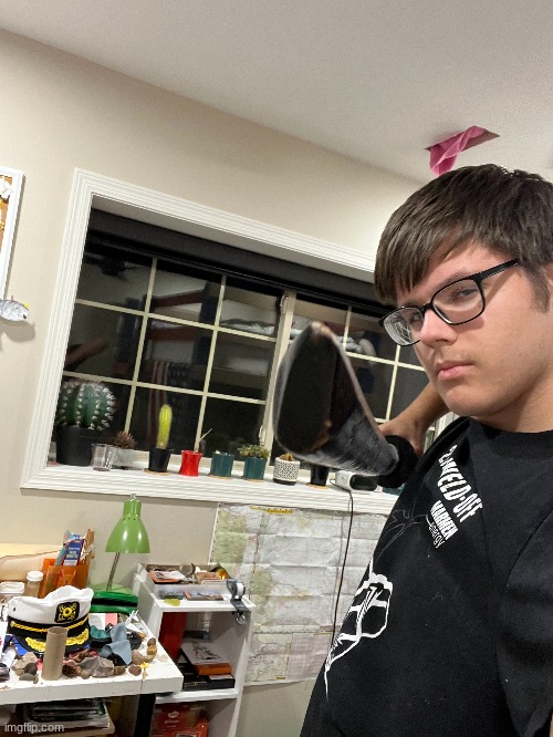 I was having a standoff with my friend during facetime | made w/ Imgflip meme maker