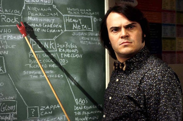 Jack Black School of Rock | image tagged in jack black school of rock | made w/ Imgflip meme maker
