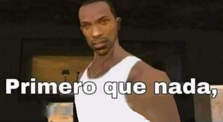 primero que nada Blank Meme Template