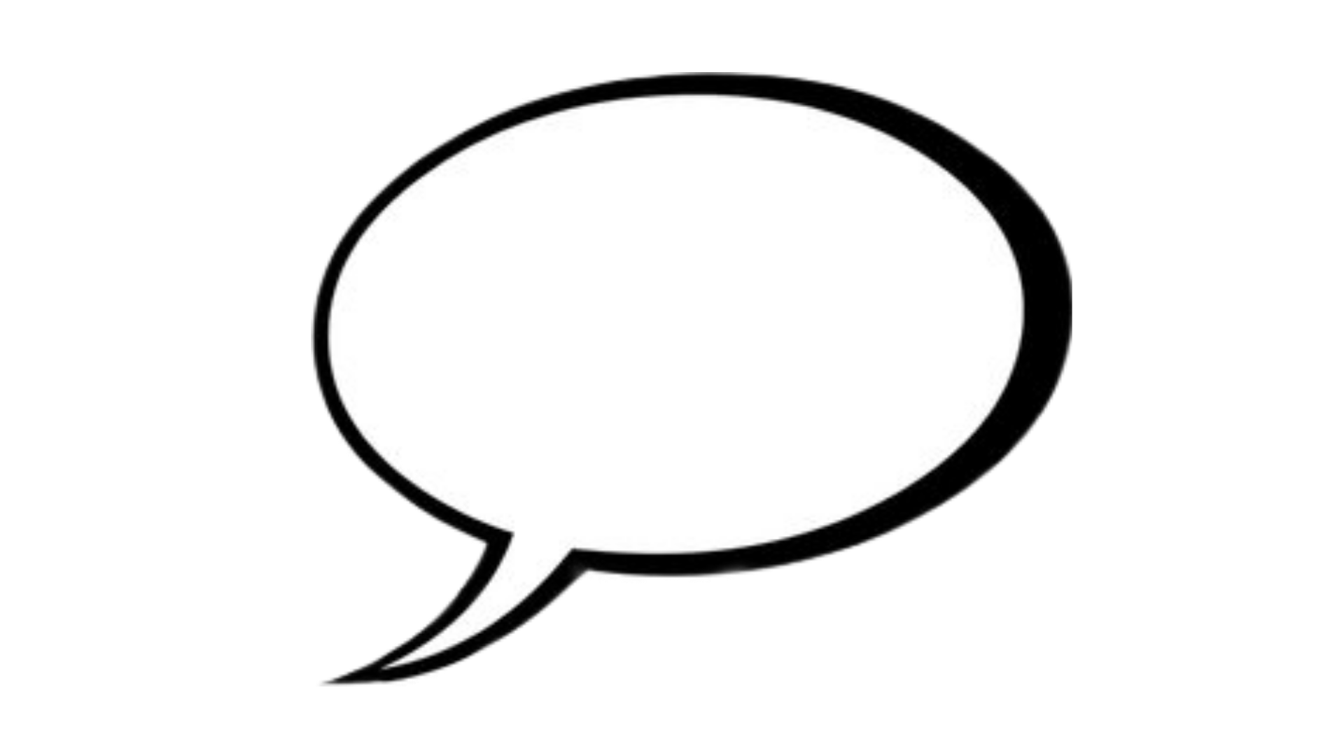 BSM Word Balloon Cartoon 01 Blank Meme Template