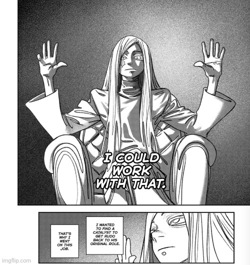 Peak panel | image tagged in gachiakuta,real panel btw | made w/ Imgflip meme maker