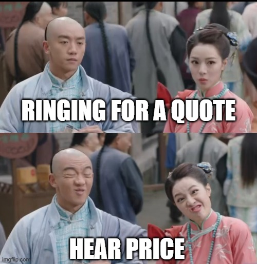 Huang Fei Hong instant disguise | RINGING FOR A QUOTE; HEAR PRICE | image tagged in before,after | made w/ Imgflip meme maker