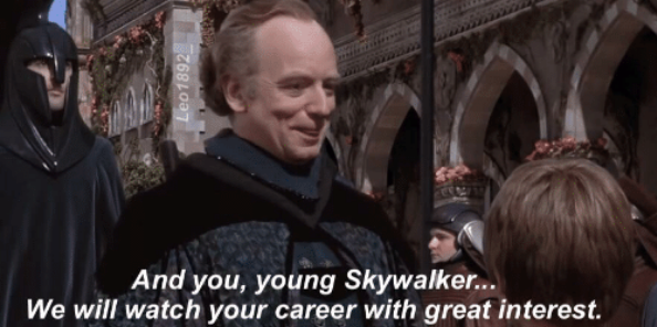 Palpatine Watch your career Blank Meme Template