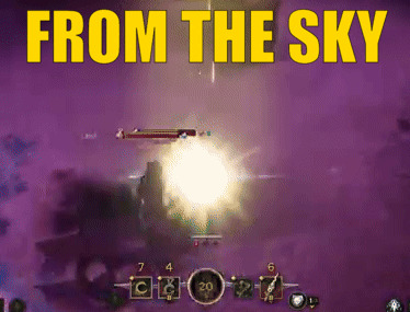 FROM THE SKY Blank Meme Template