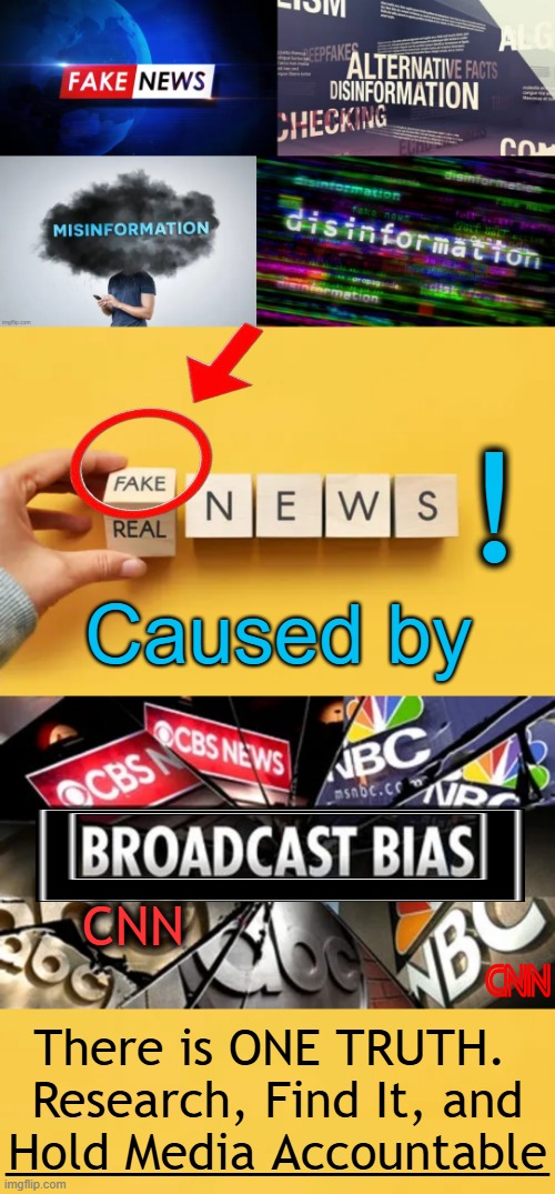 Media withholding information, omission of facts, & only reporting one side of the issue are tactics of the leftist media. | ! Caused by; CNN; There is ONE TRUTH. 
Research, Find It, and
Hold Media Accountable; ____________________ | image tagged in just the facts,no manipulation,truth,honesty,media lies,biased media | made w/ Imgflip meme maker