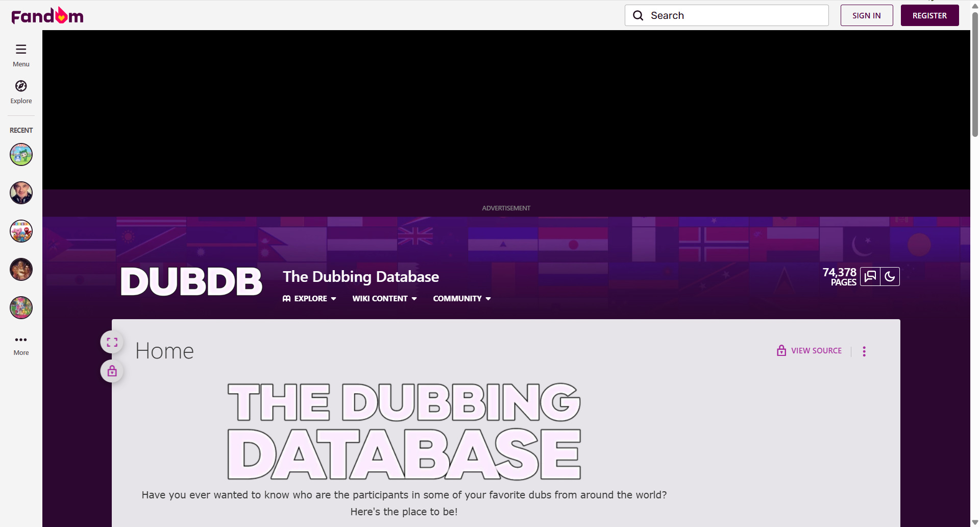 The Dubbing Database room Blank Meme Template
