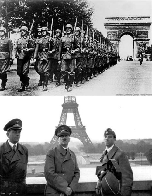 France Arc de Triomphe Trump want's his goons to march though his Arc the dictraitor | image tagged in arc duh trumpf,trump's hero hitler,no eiffiel tower,mein trumpf | made w/ Imgflip meme maker