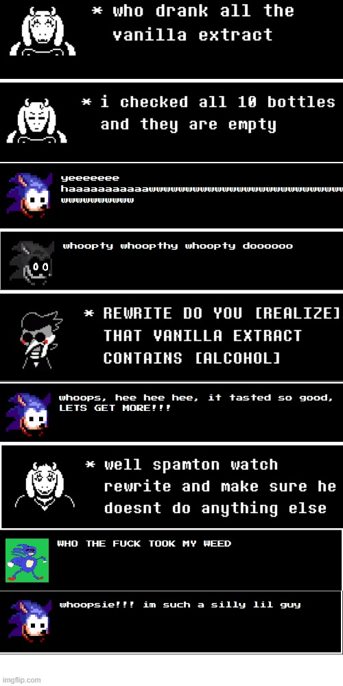 undertale/deltarune shitpost | made w/ Imgflip meme maker