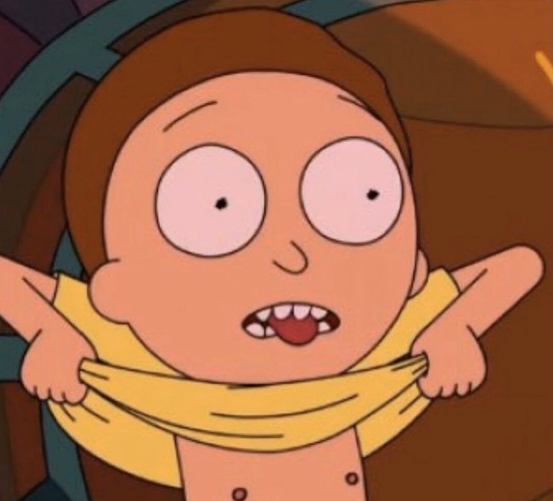 Morty Flashing Blank Meme Template