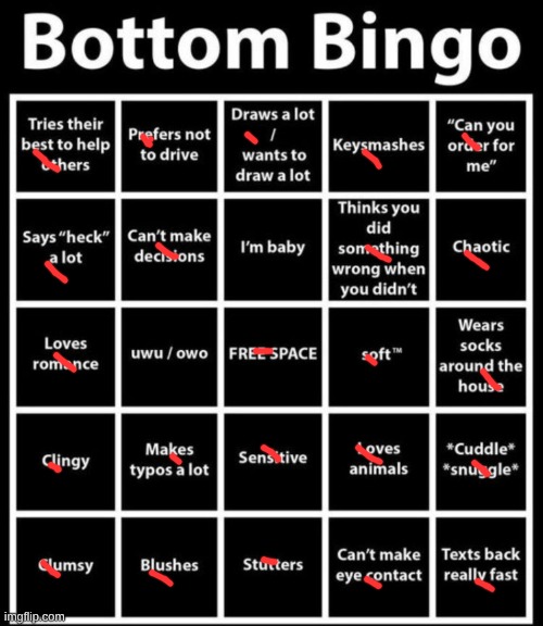 .... | image tagged in bottom bingo | made w/ Imgflip meme maker