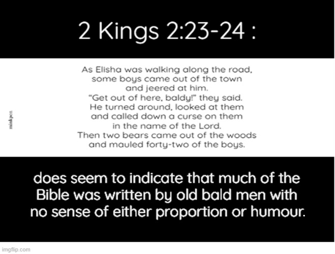 What a surprise | . | image tagged in bible,atheism,atheist,christianity,god,religion | made w/ Imgflip meme maker