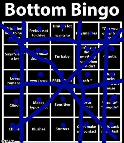 :3 | image tagged in bottom bingo | made w/ Imgflip meme maker