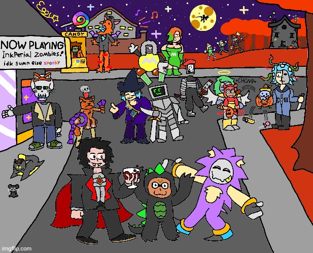 The Halloween Drawing has arrived! Happy Halloween everyone! | made w/ Imgflip meme maker