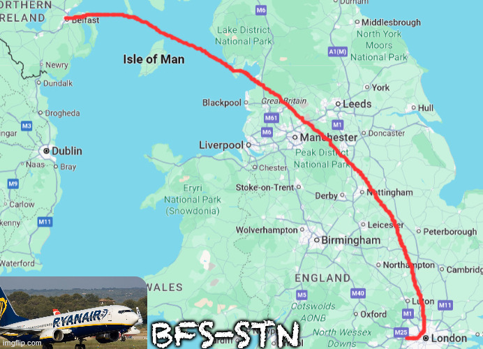 me and my mum booked a flight to london not long ago | BFS-STN | made w/ Imgflip meme maker