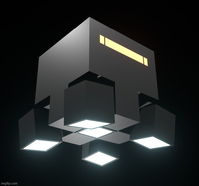 cube ship | made w/ Imgflip meme maker