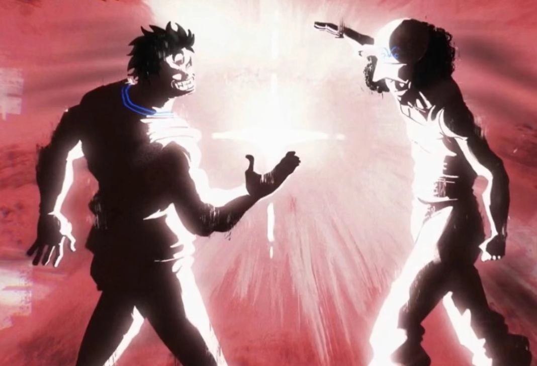 One Piece Hand Shake Blank Meme Template