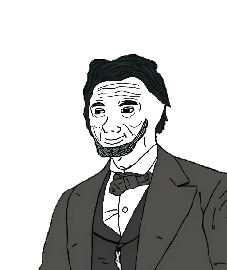 Abe Wojak Blank Meme Template